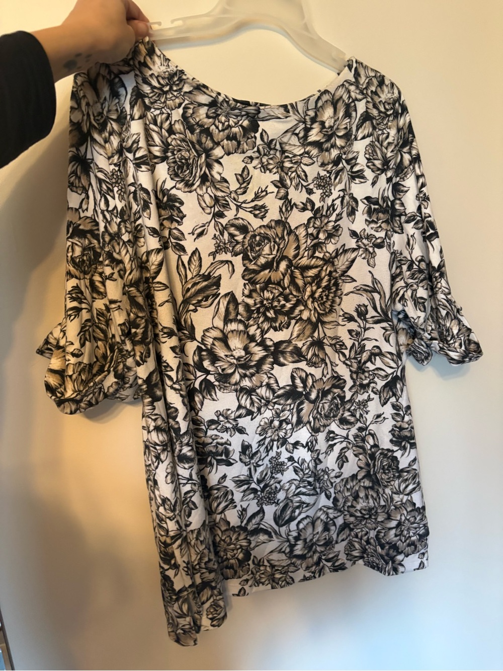3/4 sleeve top 2x